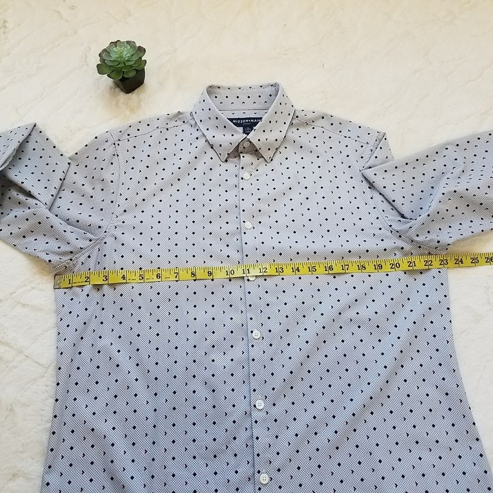 Mizzen + Main Classic Leeward Diamond Dress Shirt - Picture 4 of 8